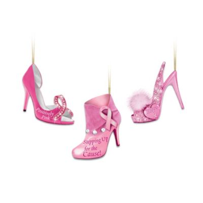 pink high heel ornament